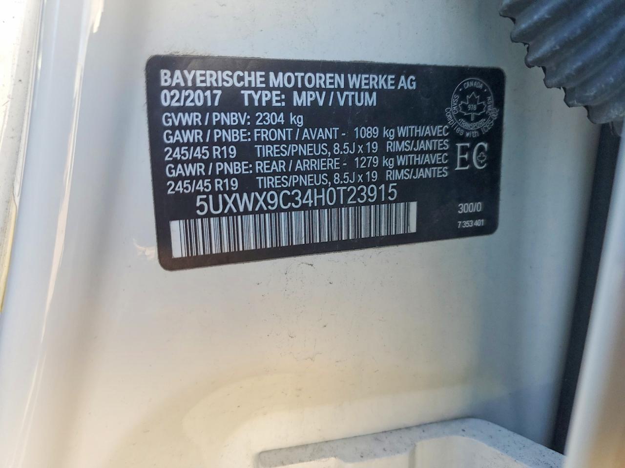 BMW X3 2017