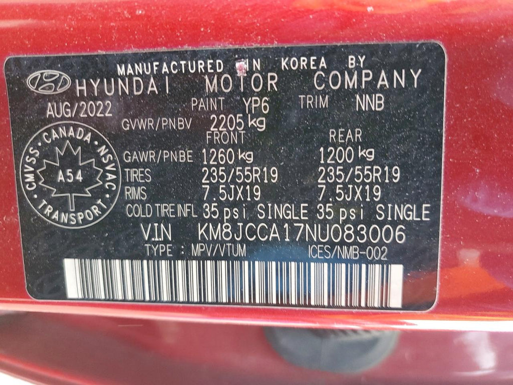 Hyundai Tucson 2022